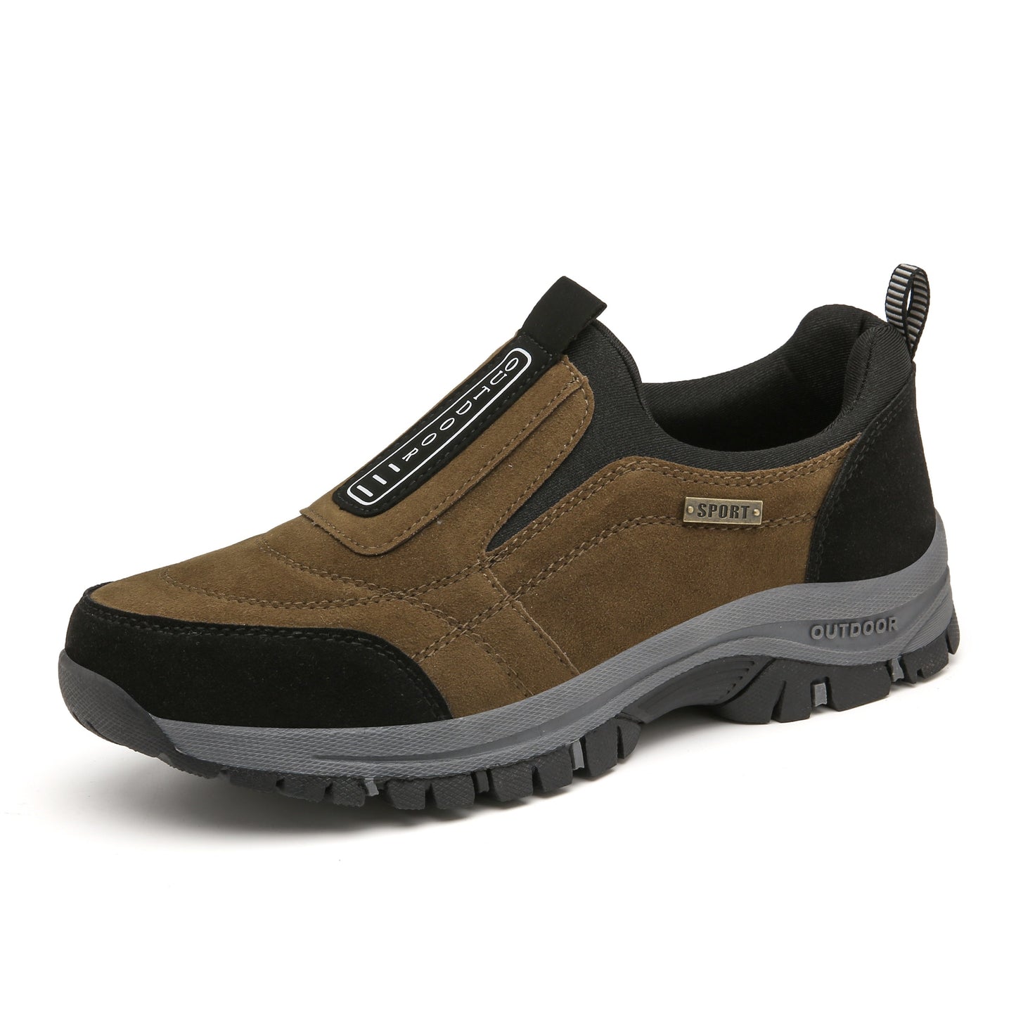 Men's Slip-On Hiking, Wear-resistant Non-Slip Outdoor Shoes For Hunting Trekking - MVP Sports Wear & Gear