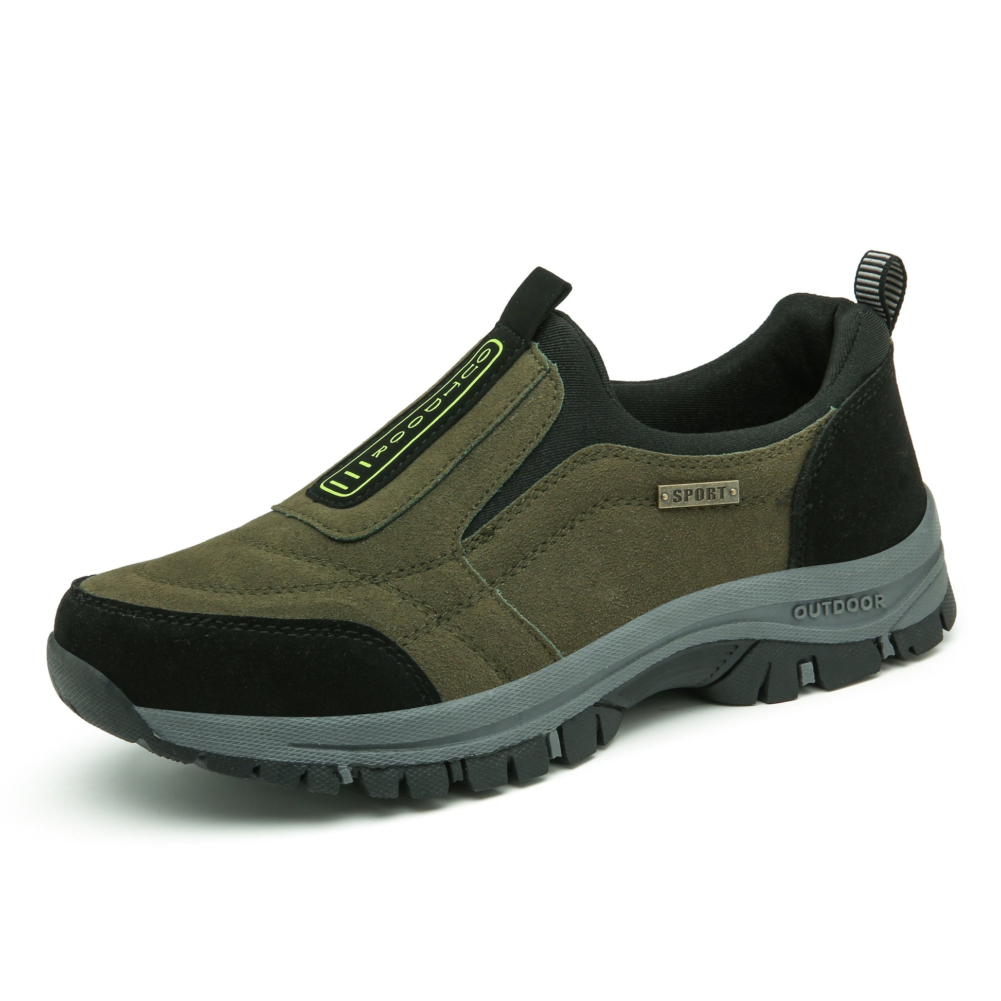 Men's Slip-On Hiking, Wear-resistant Non-Slip Outdoor Shoes For Hunting Trekking - MVP Sports Wear & Gear