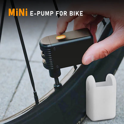 Mini Portable Pump E-Pump for Bicycle Cordless Air Inflator Presta Schrader Valve Outdoor Cycling MTB Bike Accessories 100 PSI - MVP Sports Wear & Gear