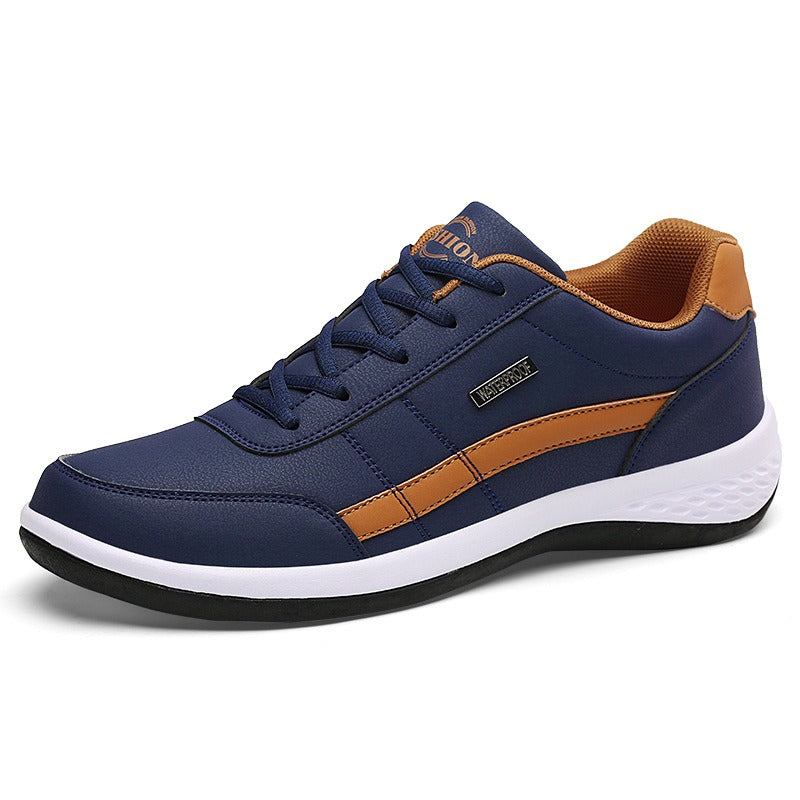 New Men's Shoes Large Leather Super Light Sports Shoes Casual Student Board Shoes Running Shoes - MVP Sports Wear & Gear