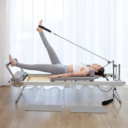 Pilates Reformer Fitness Equipment for Home Foldable Yoga Strength Training Machine - MVP Sports Wear & Gear