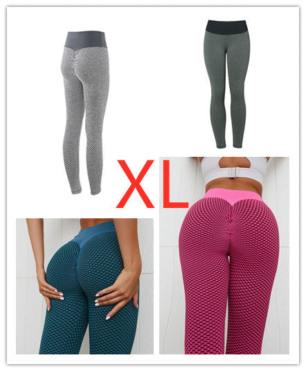 Plaid Leggings Fitness Yoga Pants Seamless High Waist Breathable - MVP Sports Wear & Gear