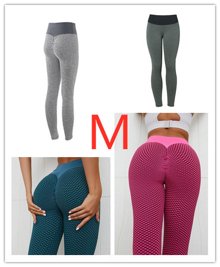 Plaid Leggings Fitness Yoga Pants Seamless High Waist Breathable - MVP Sports Wear & Gear