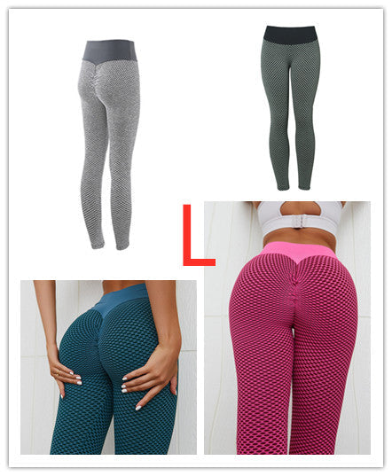 Plaid Leggings Fitness Yoga Pants Seamless High Waist Breathable - MVP Sports Wear & Gear