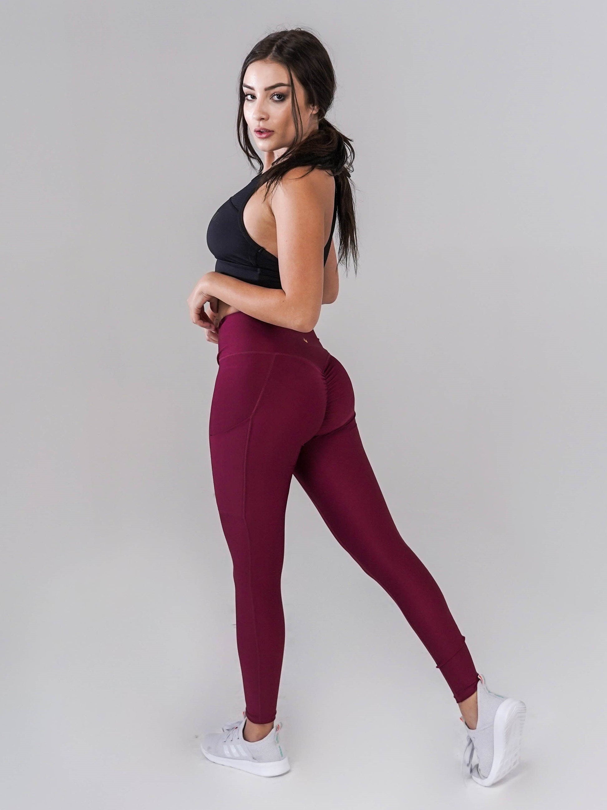 Pocket Leggings | CRANBERRY - MVP Sports Wear & Gear