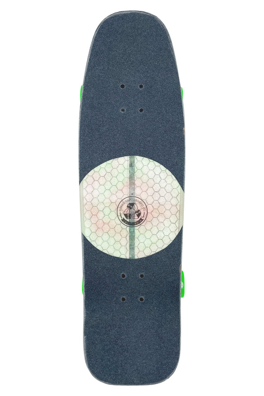 Shred Skateboard Street Cruiser - The Pool Shark (32") - Pink & Green Tie Dye by Shred MFG