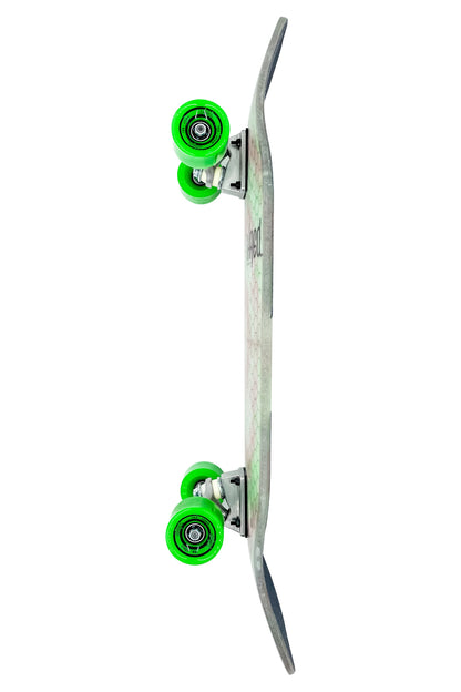 Shred Skateboard Street Cruiser - The Pool Shark (32") - Pink & Green Tie Dye by Shred MFG