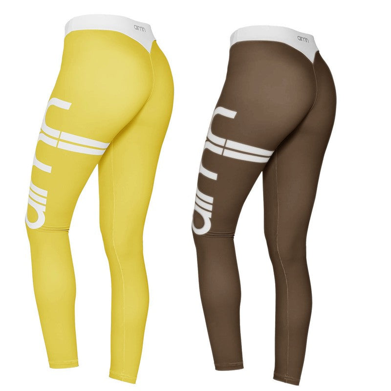 Printed High Waist Yoga Leggings - MVP Sports Wear & Gear