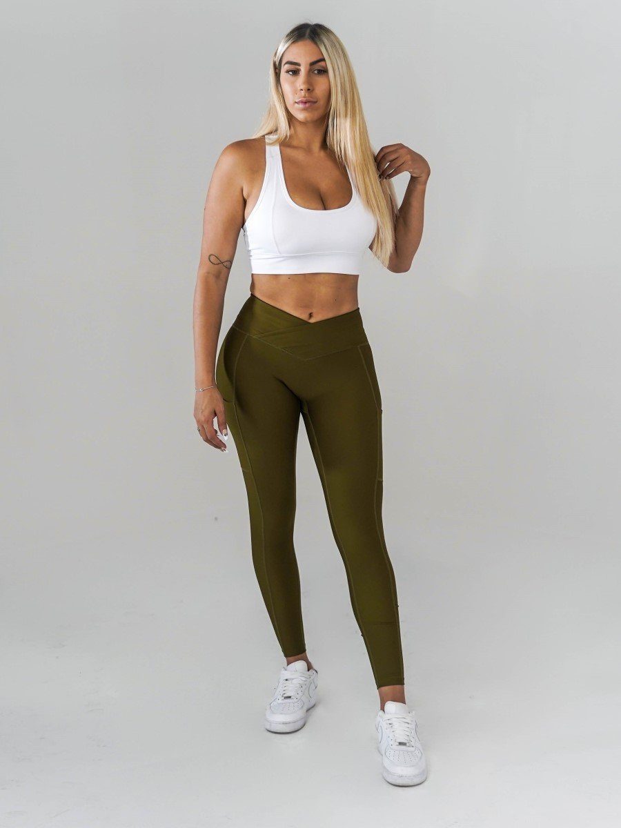 Pristine Pocket Leggings | OLIVE - MVP Sports Wear & Gear