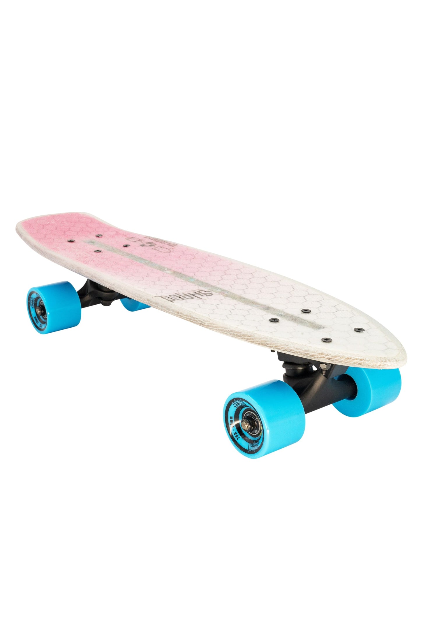 SHRED Skateboard Mini Cruiser - The Sprat (24") - Color Fade Pink by Shred MFG