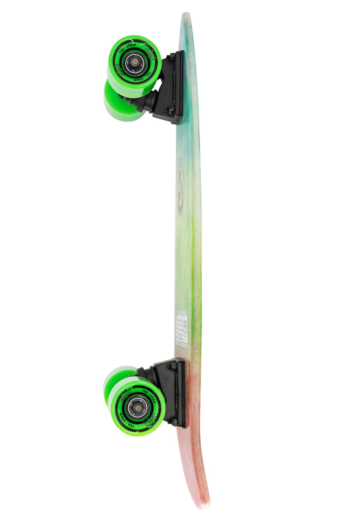 SHRED Skateboard Mini Cruiser - The Sprat (24") - Rainbow Tie Dye by Shred MFG