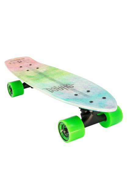 SHRED Skateboard Mini Cruiser - The Sprat (24") - Rainbow Tie Dye by Shred MFG