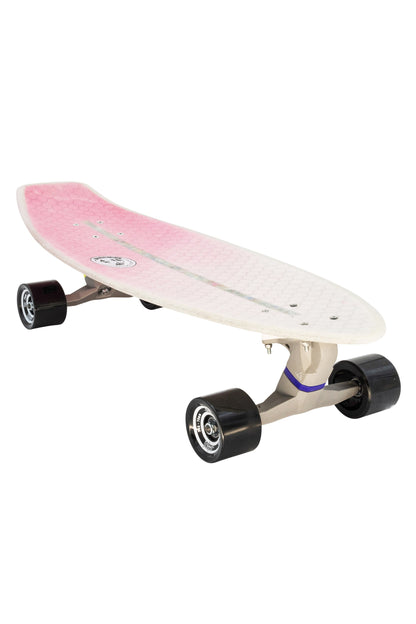 Shred Skateboard Surfskate - Electrical Ninja (30”) - Color Fade Hot Pink by Shred MFG