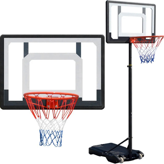 Professional Adults Kids Mobile Basketball Stand Hoop Adjustable Basket Rim Backboard - MVP Sports Wear & Gear