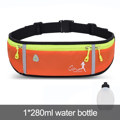 Professional Outdoor Running Bag Phone anti-theft Pack Running Belt waist Bags Waterproof Belt Men Women Gym With Water Bottle MVP Sports Wear & Gear