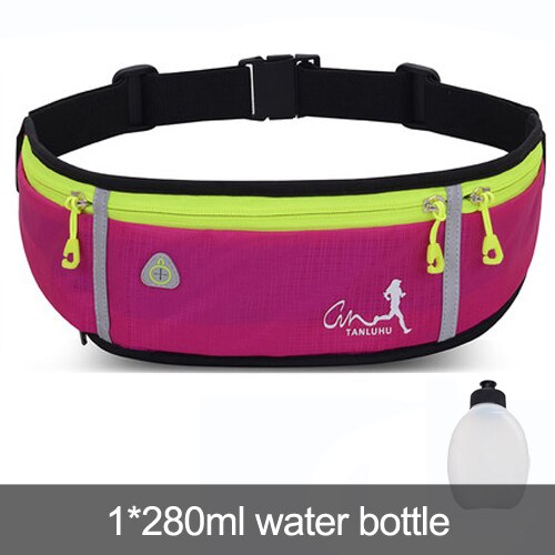 Professional Outdoor Running Bag Phone anti-theft Pack Running Belt waist Bags Waterproof Belt Men Women Gym With Water Bottle MVP Sports Wear & Gear