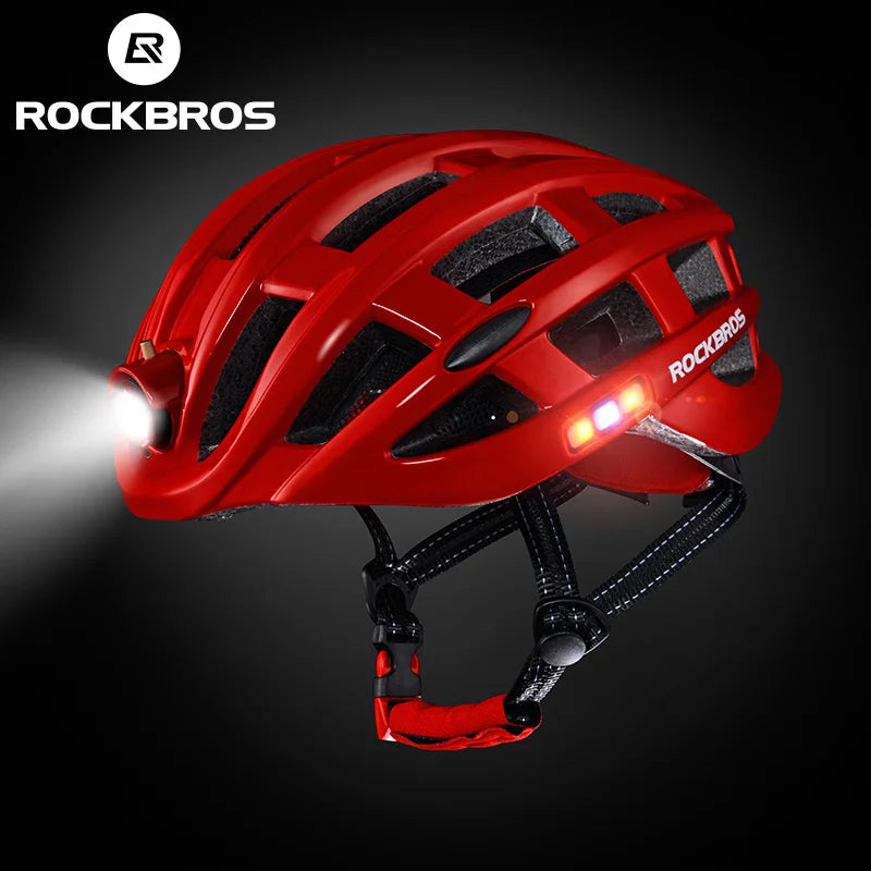 ROCKBROS Light Cycling Helmet Bike Ultralight Helmet Integrally-molded Mountain Road Bicycle MTB Helmets Safe Men Women 57-62cm - MVP Sports Wear & Gear