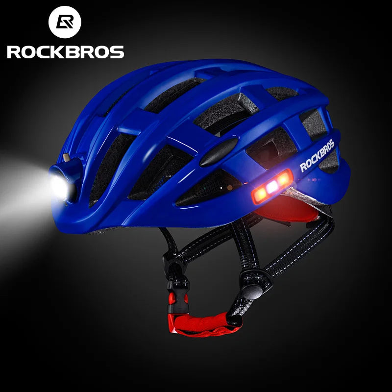 ROCKBROS Light Cycling Helmet Bike Ultralight Helmet Integrally-molded Mountain Road Bicycle MTB Helmets Safe Men Women 57-62cm - MVP Sports Wear & Gear