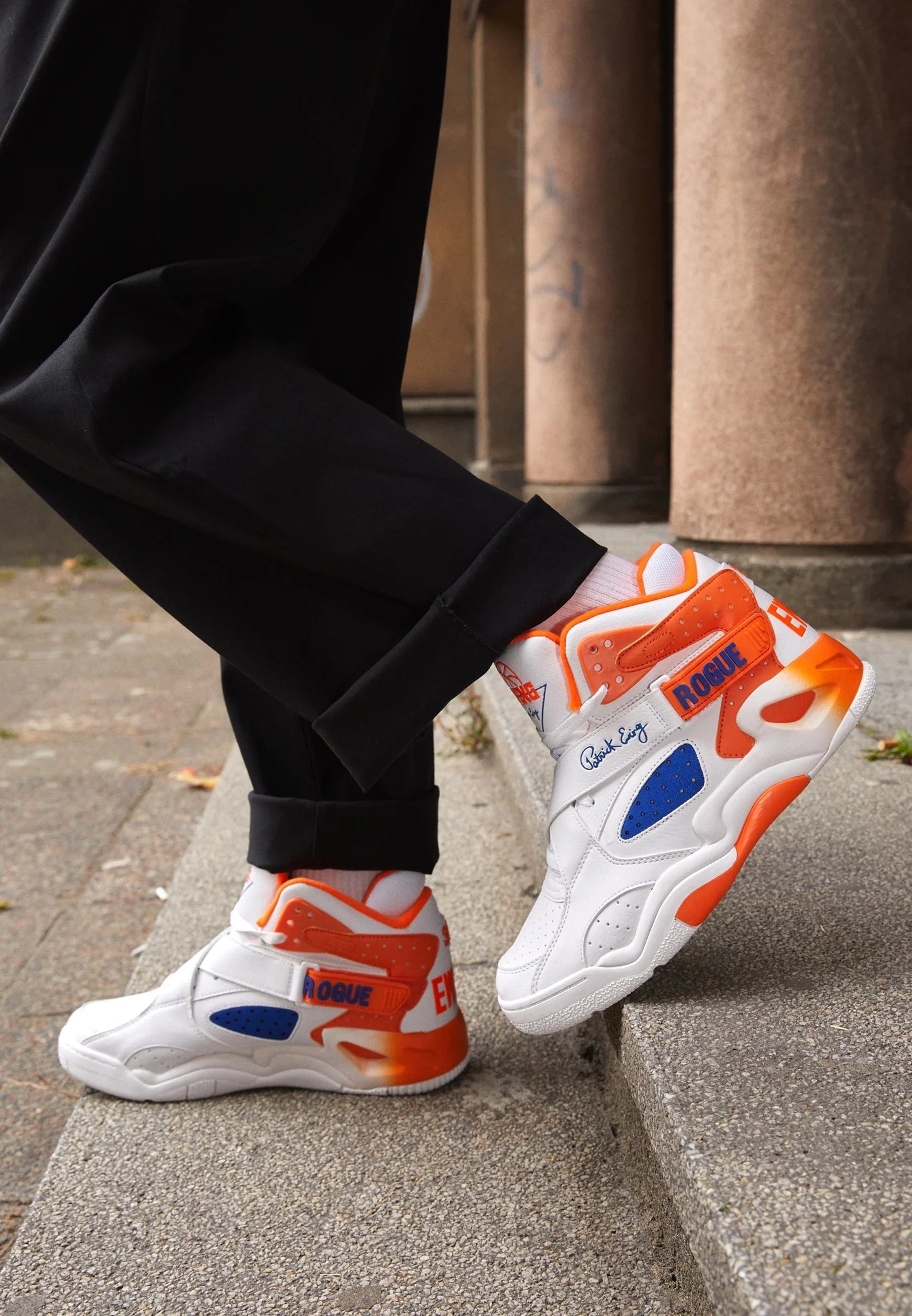 ROGUE White/Royal/Orange NYC by Ewing Athletics - MVP Sports Wear & Gear