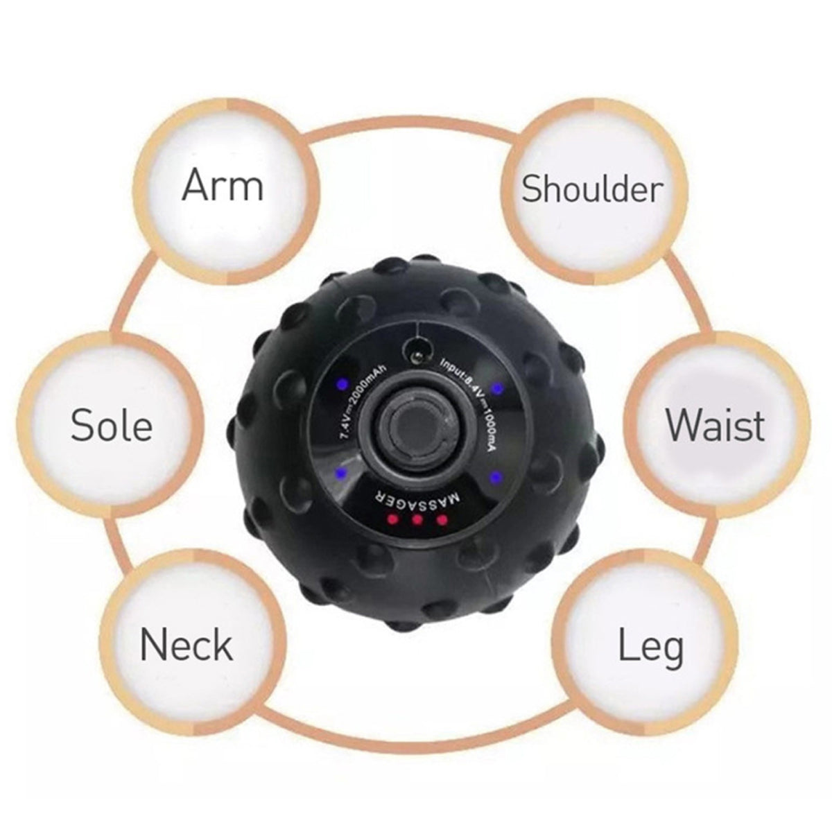 Rejuv Vibrating Massage Ball by VistaShops MVP Sports Wear & Gear