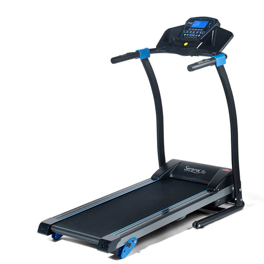 SereneLife Smart Digital Manual Incline Treadmill - Indoor Foldable with Downloadable App - MVP Sports Wear & Gear