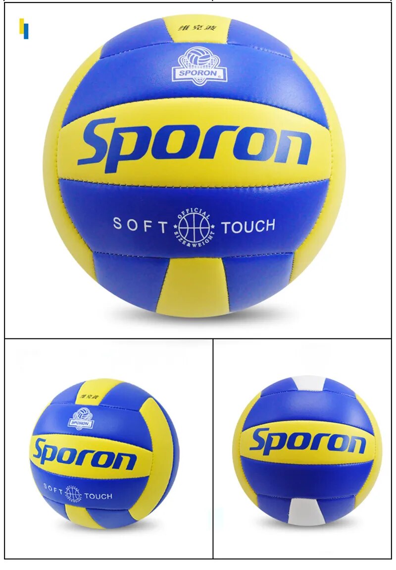 Soft Volleyball Professional Competition Ball 5# International Standard Indoor Outdoor - MVP Sports Wear & Gear