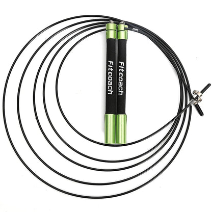 Speed Jump Rope Ball Bearing Metal Handle Sport Skipping,Stainless Steel Cable Crossfit Fitness Equipment - MVP Sports Wear & Gear