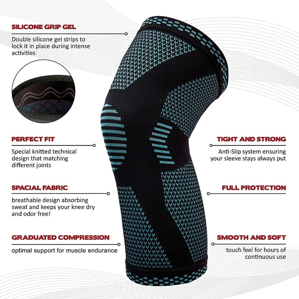 Sports Knee Pads Knitted - MVP Sports Wear & Gear