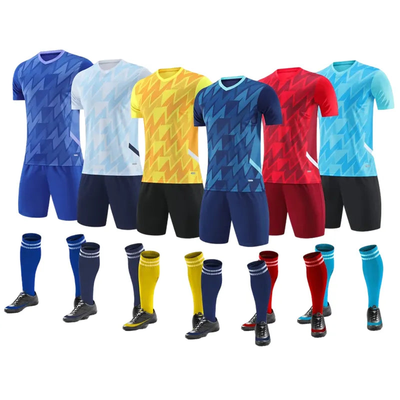 Sporty Youth Soccer Team Jerseys Vibrant Uniforms for Boys and Adults - MVP Sports Wear & Gear