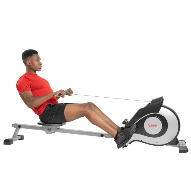 Sunny Health & Fitness Magnetic Rowing Machine - Silver - SF-RW520084S rowing machine - MVP Sports Wear & Gear