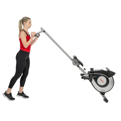 Sunny Health & Fitness Magnetic Rowing Machine - Silver - SF-RW520084S rowing machine - MVP Sports Wear & Gear