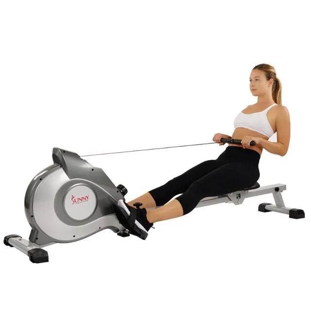 Sunny Health & Fitness Magnetic Rowing Machine - Silver - SF-RW520084S rowing machine - MVP Sports Wear & Gear