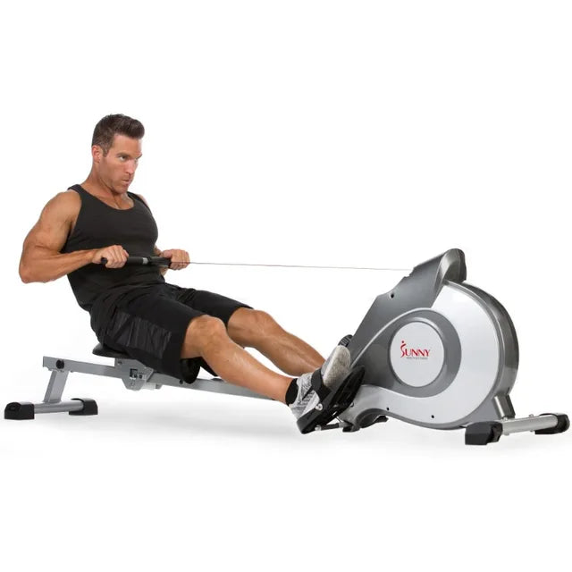 Sunny Health & Fitness Magnetic Rowing Machine - Silver - SF-RW520084S rowing machine - MVP Sports Wear & Gear