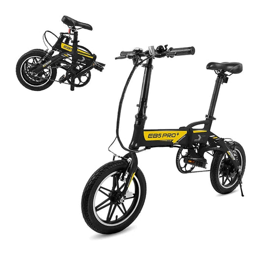 Swagcycle EB-5 Lightweight Aluminum Folding Electric Bike with Pedals - MVP Sports Wear & Gear