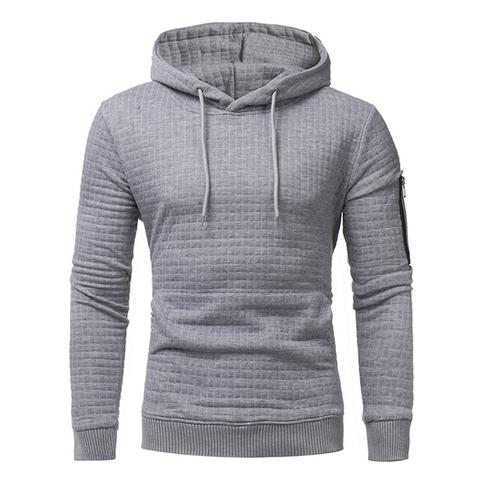 Sweatshirt Hoodie With Arm Zipper Long Sleeve Slim - MVP Sports Wear & Gear