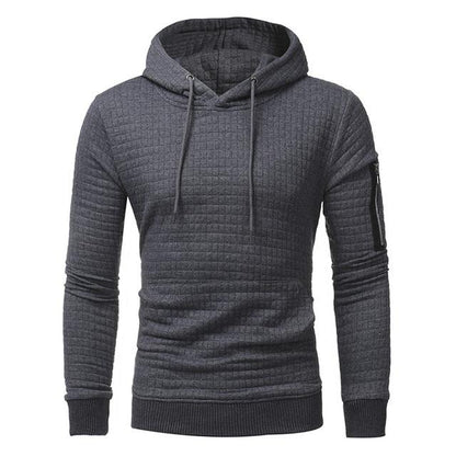 Sweatshirt Hoodie With Arm Zipper Long Sleeve Slim - MVP Sports Wear & Gear