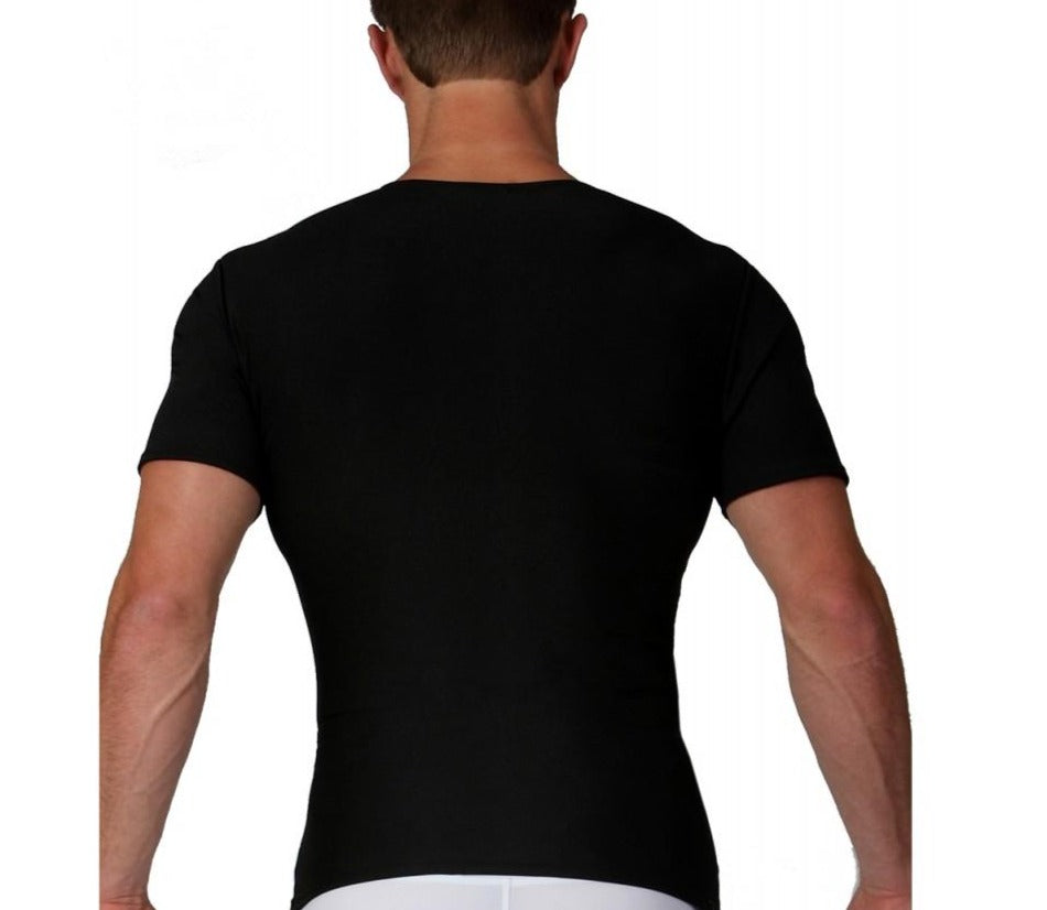 Insta Slim I.S.Pro USA Compression Crew Neck W/12" Right Side Zipper TS00Z1 by InstantFigure INC - MVP Sports Wear & Gear