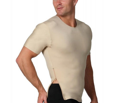 Insta Slim I.S.Pro USA Compression Crew Neck W/12" Right Side Zipper TS00Z1 by InstantFigure INC - MVP Sports Wear & Gear