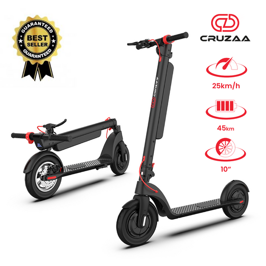 The Official Cruzaa Commuta E-Scooter 45km Range - 25kmh Top Speed - ships from US - MVP Sports Wear & Gear