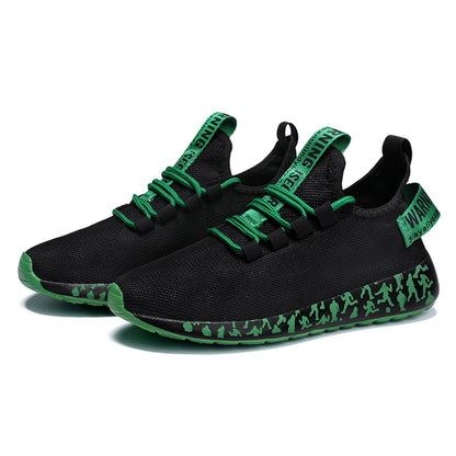 Two Tone Color Breathable Sneakers, Lightweight Mesh - MVP Sports Wear & Gear