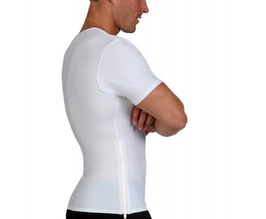 Insta Slim I.S.Pro USA Compression V-Neck W/12" Right Side Zipper VS00Z1 by InstantFigure INC - MVP Sports Wear & Gear