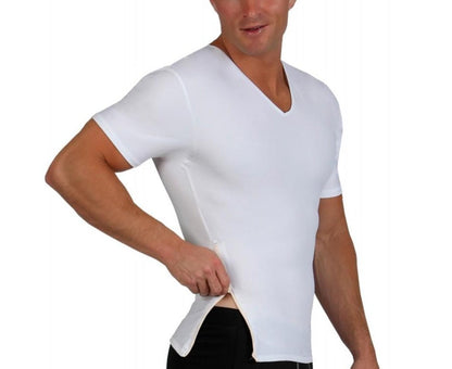 Insta Slim I.S.Pro USA Compression V-Neck W/12" Right Side Zipper VS00Z1 by InstantFigure INC - MVP Sports Wear & Gear