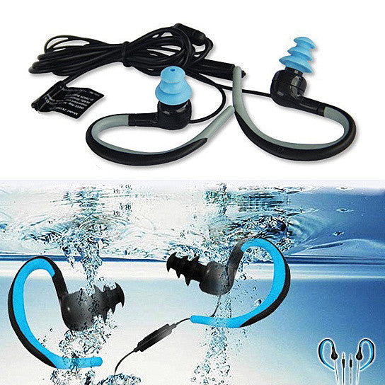 Waterproof Bluetooth Headphones with Swimmers Earplugs by VistaShops - MVP Sports Wear & Gear