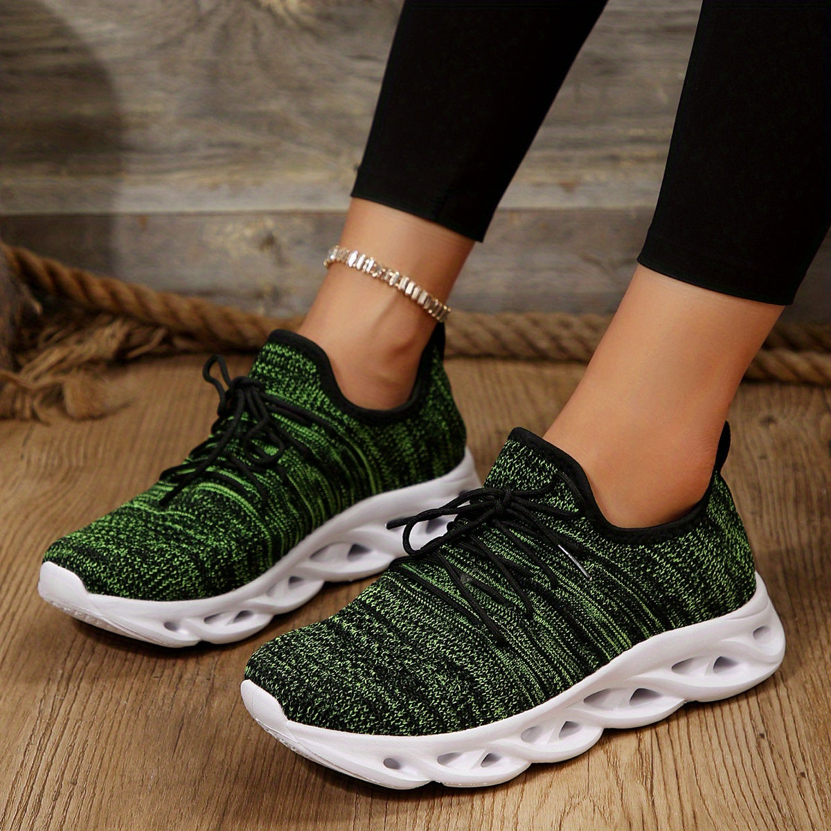 Women's Breathable Knit Sneakers, Casual Lightweight MVP Sports Wear & Gear