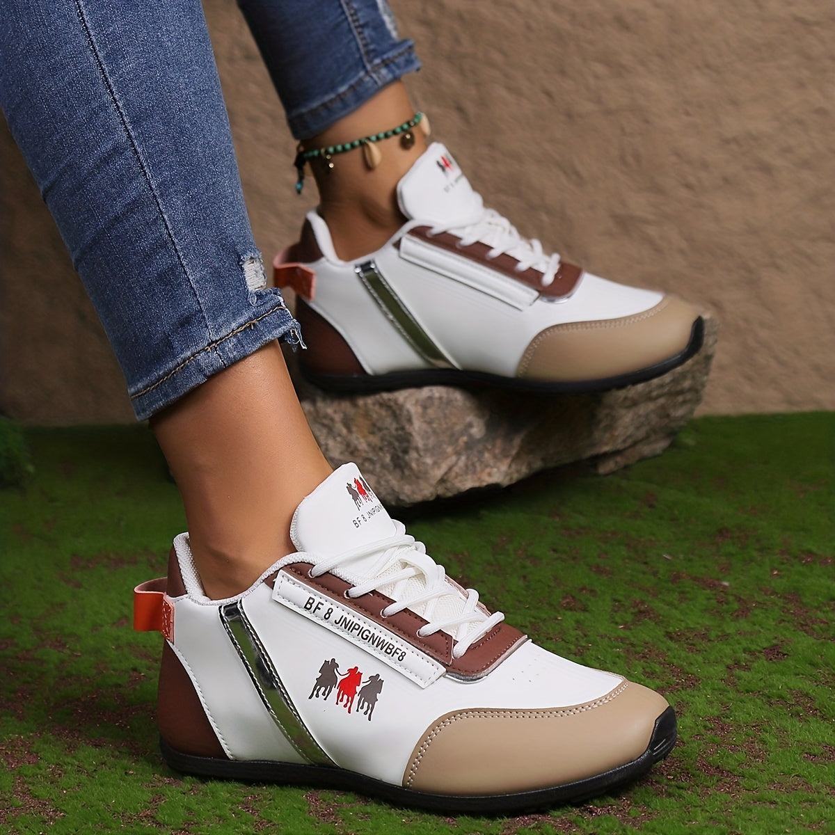 Women's Horse Print Sneakers, Casual, Comfortable MVP Sports Wear & Gear