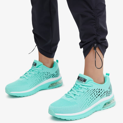 Women's Knitted Air Cushion Sneakers, Breathable & Comfortable - MVP Sports Wear & Gear