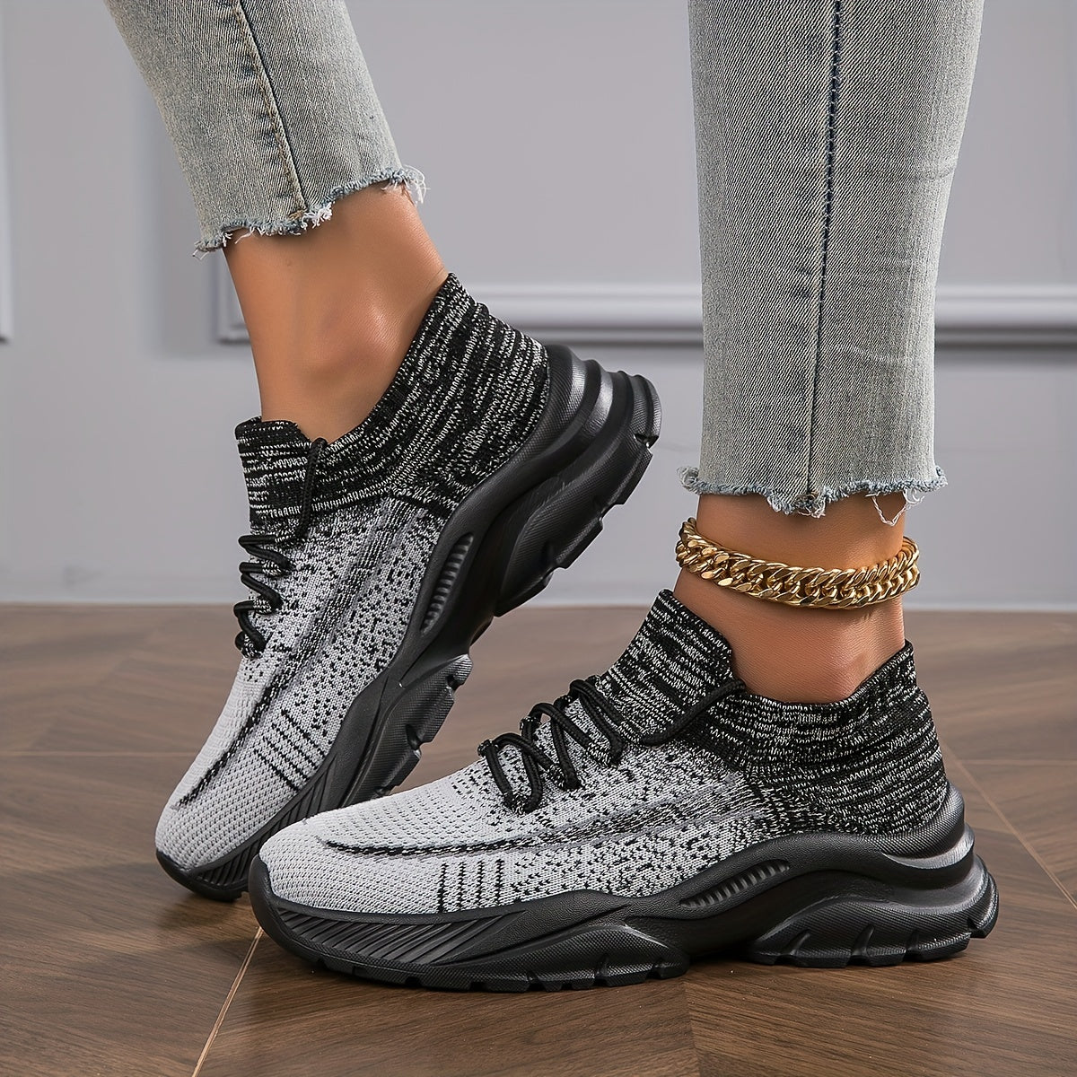 Women's Knitted Sneakers, Casual, Lightweight MVP Sports Wear & Gear