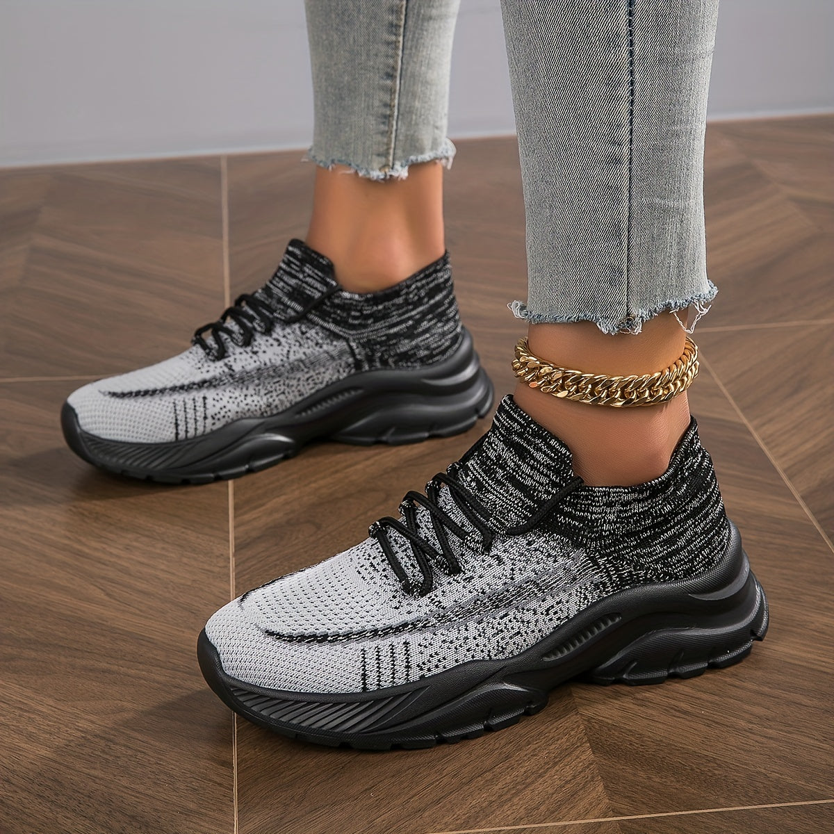 Women's Knitted Sneakers, Casual, Lightweight MVP Sports Wear & Gear