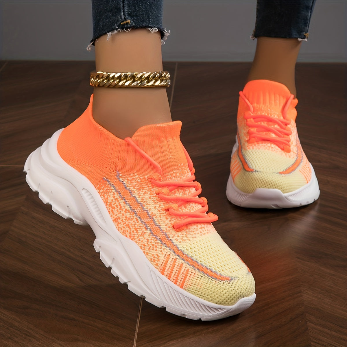 Women's Knitted Sneakers, Casual, Lightweight MVP Sports Wear & Gear