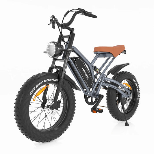 X50 Electric Bike with a Powerful 750W Brushless Motor, Long-Lasting 48V 12.8A Battery, 20 Inch Fat Tires, 7-Speed - MVP Sports Wear & Gear